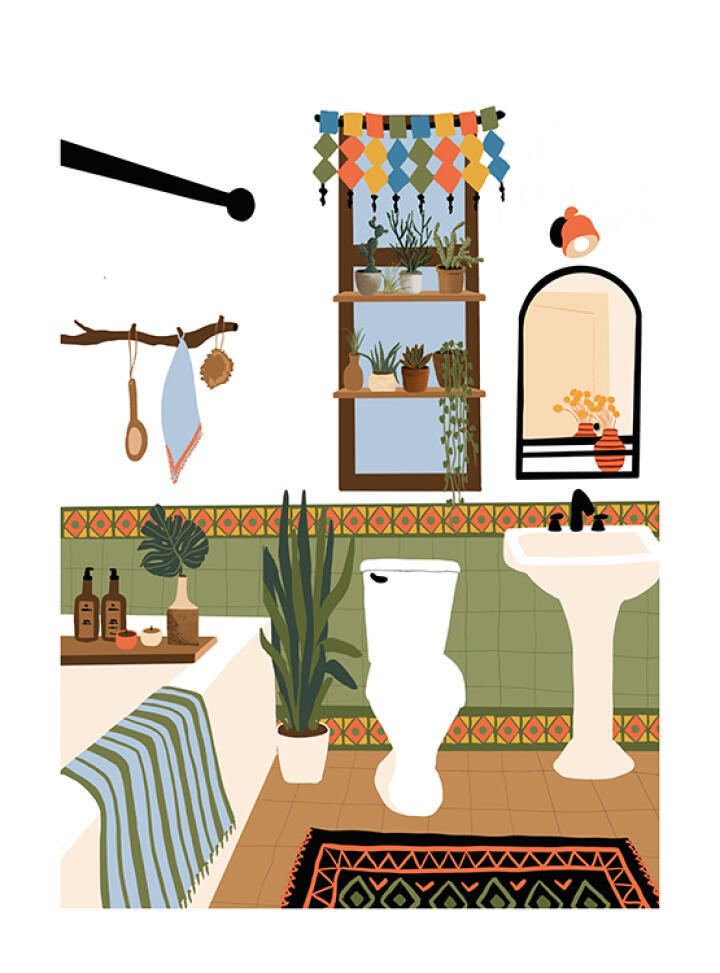 Boho Bathroom