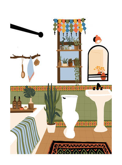 Boho Bathroom