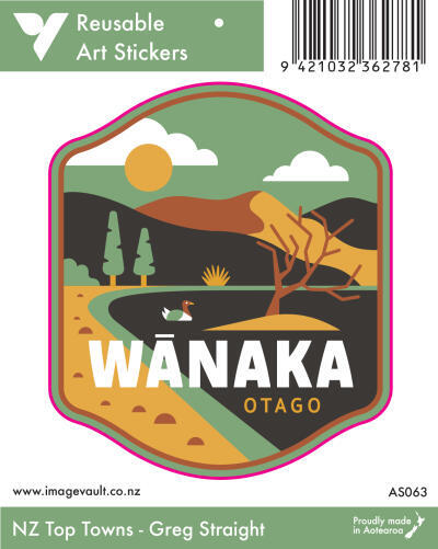 Wānaka Art Sticker AS063