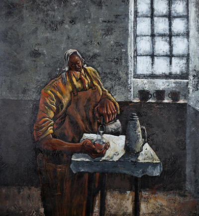 Woman Pouring Jug