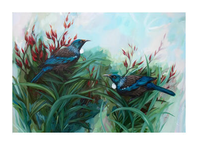 Nestled in Nature - Tui & Flax